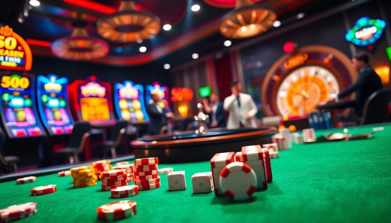 Experience the thrill of gaming at 58win com with vibrant casino tables and exciting gameplay.