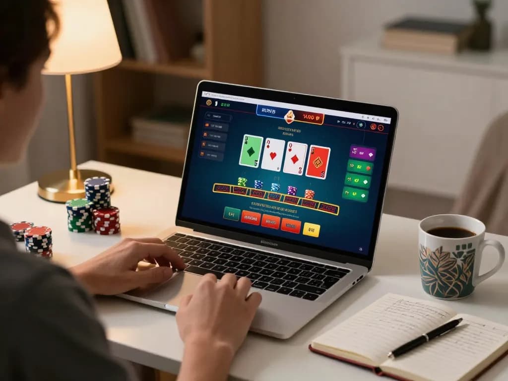 Player enjoying an exciting game at OPEN88 online casino, showcasing strategic gameplay and engagement.