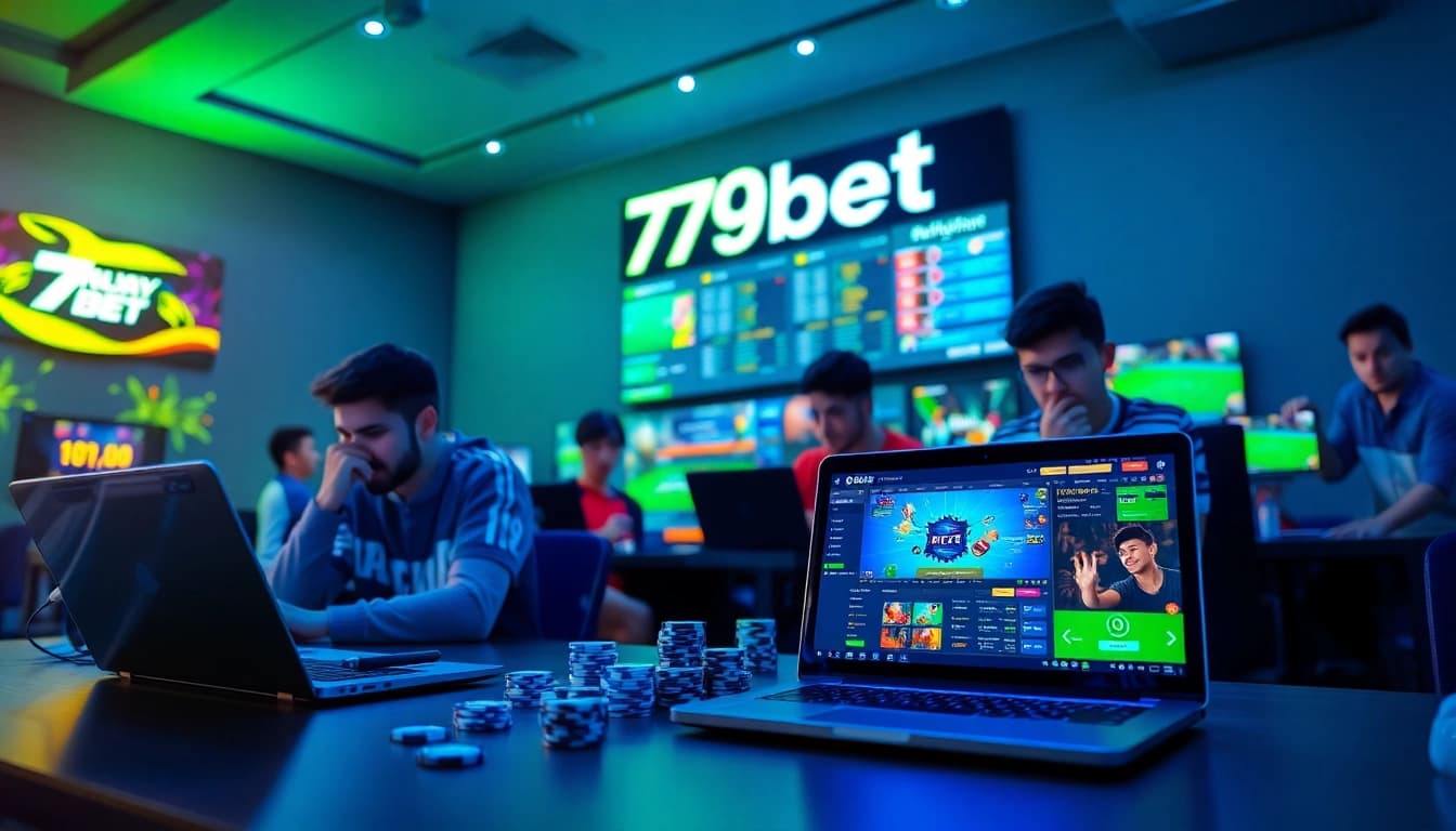 Experience the thrill of 789bet with dynamic gaming visuals showcasing poker and live betting excitement.
