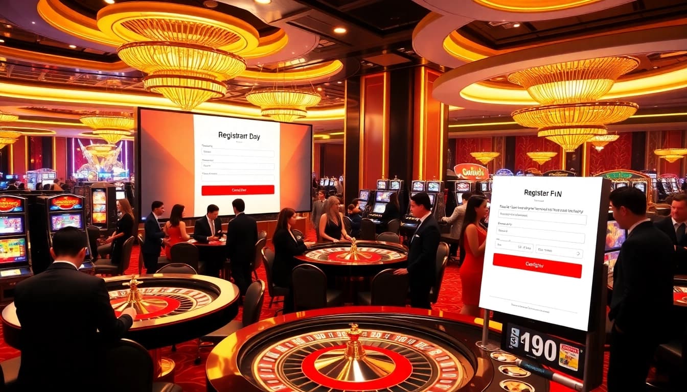 Experience the thrill of Đăng ký 69VN as players engage at luxurious casino tables.