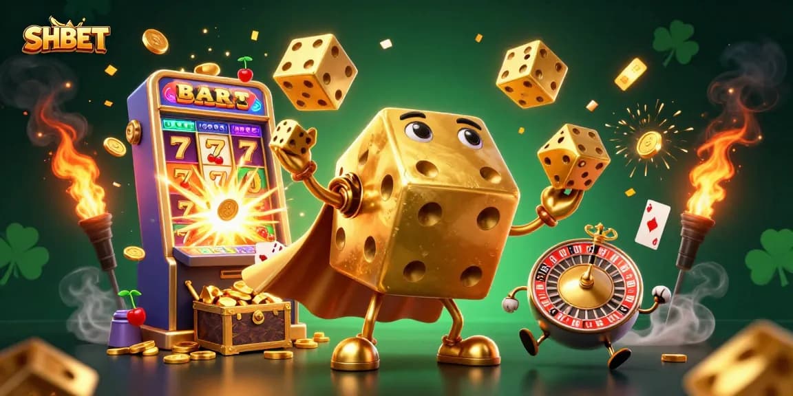 Engage with SHBET's thrilling casino action featuring golden dice, jackpots, and mobile gaming.