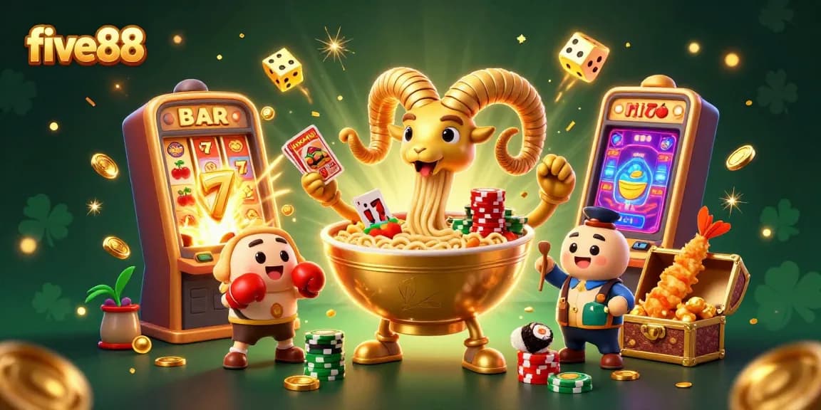 Engage with the exciting world of five88 casino games showcasing vibrant characters in action.