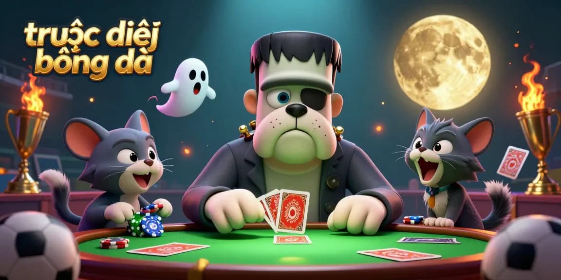 Engage in trực tiếp bóng đá action with a dynamic 3D sports betting scene featuring characters and rich gaming elements.