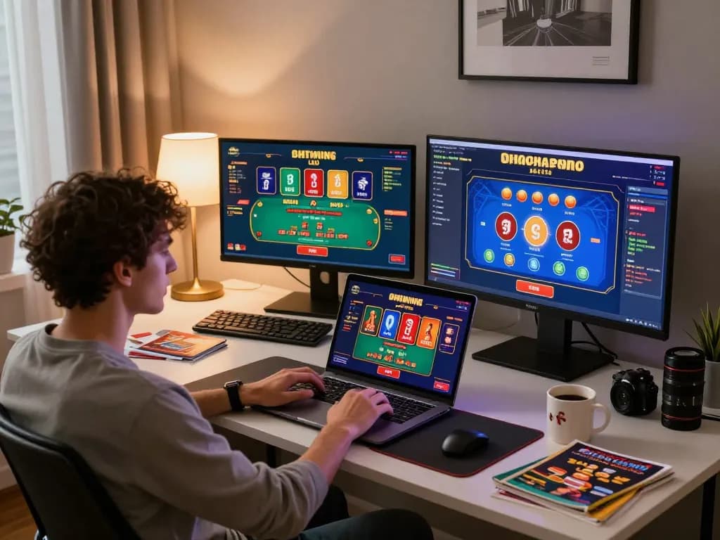 Experience top online gaming with XX88 at a comfortable home setup.