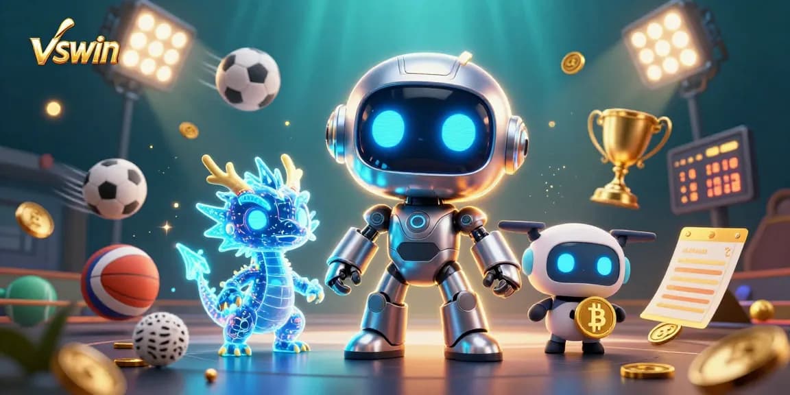 Win big with vswin in this vibrant and dynamic gaming scene featuring advanced betting technology.