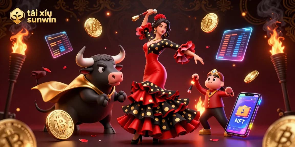 Experience thrilling tài xỉu sunwin gameplay with a captivating illustration showcasing excitement and energy.