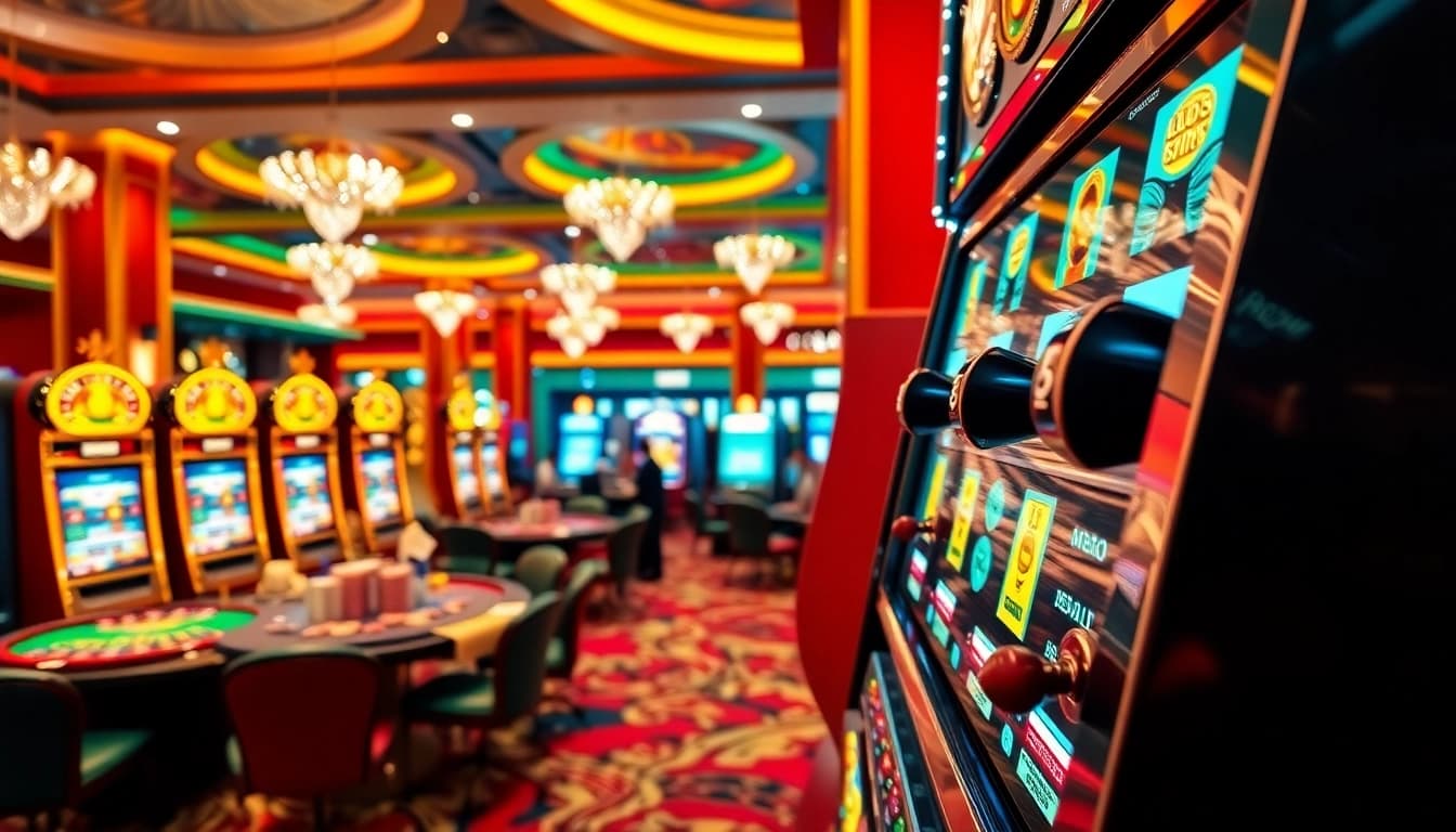 Experience the excitement of gambling at lc88 with vibrant slot machines and casino action.