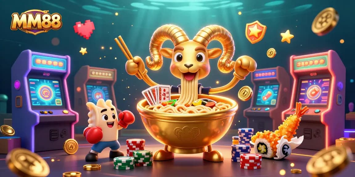 Experience thrilling action in MM88 with dynamic casino characters and vibrant game elements.