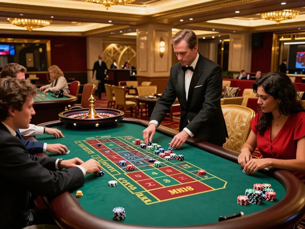 Experience the thrilling roulette excitement at MM88, where players place dynamic bets and enjoy luxurious gameplay.