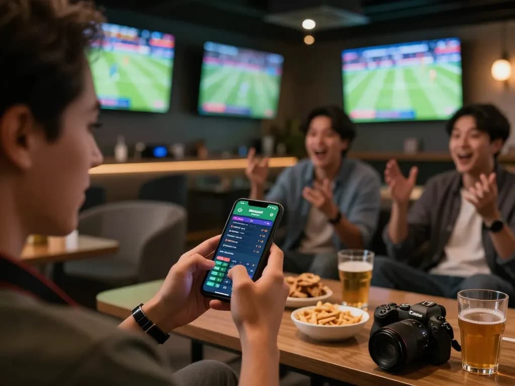 Engaging sports betting action at 92slot with smartphone and live games enhancing the experience.