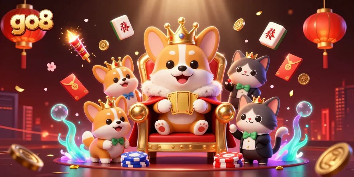 Experience winning moments at GO8’s vibrant online casino with engaging characters and game elements.