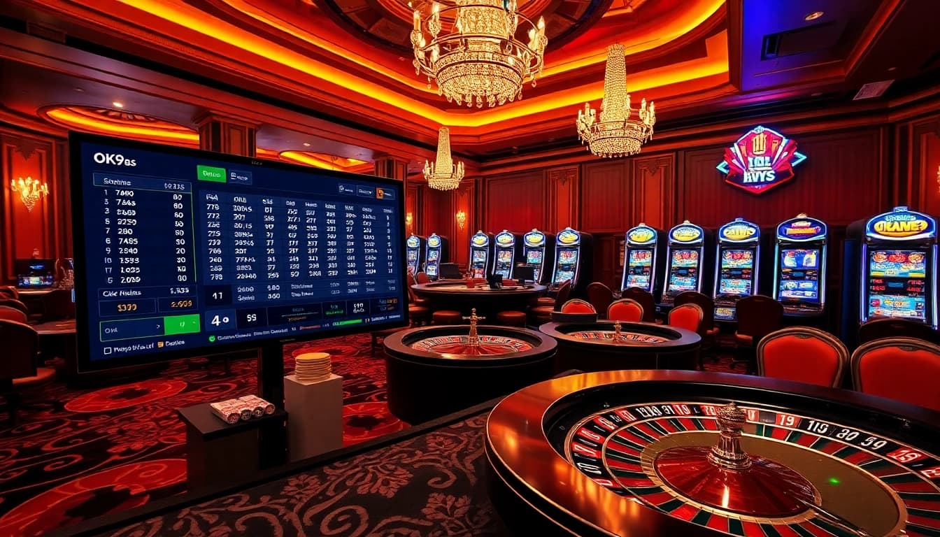 Experience the thrilling atmosphere of online gambling at trang chủ OK9 with vibrant games and exciting bets.