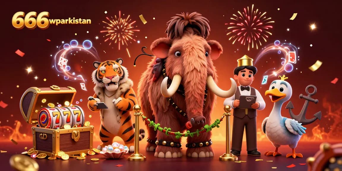Experience thrilling gameplay at 666wparkistan with vibrant 3D casino bouncers and immersive characters.