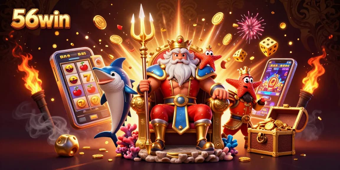 Experience exciting jackpots at 56win with Neptune, slot machines, and vibrant casino games.