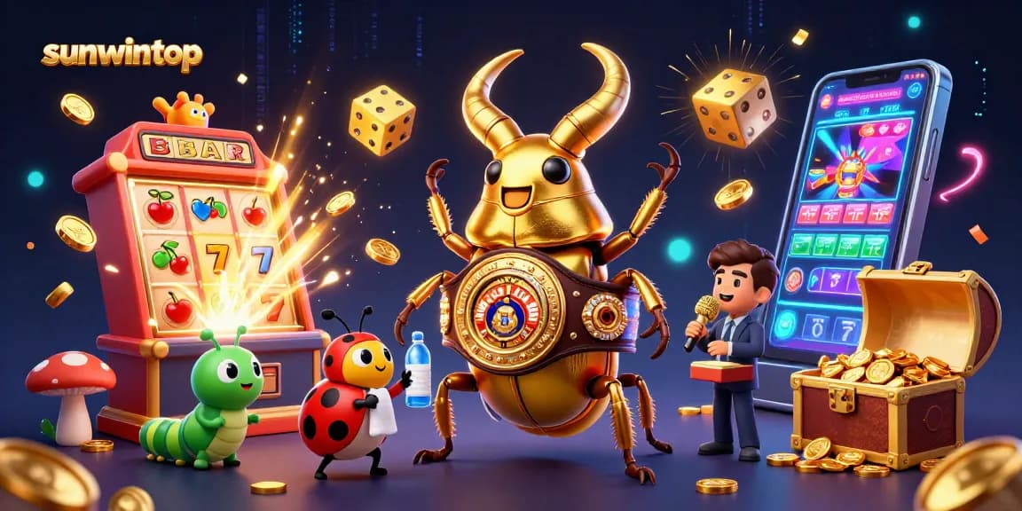 Experience thrilling gameplay with sunwintop's vibrant 3D casino world, featuring exciting jackpots and characters.