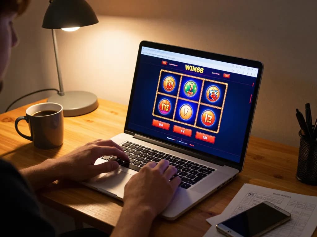 Experience the thrill of gaming with WIN68 as you enjoy online casino fun at home.
