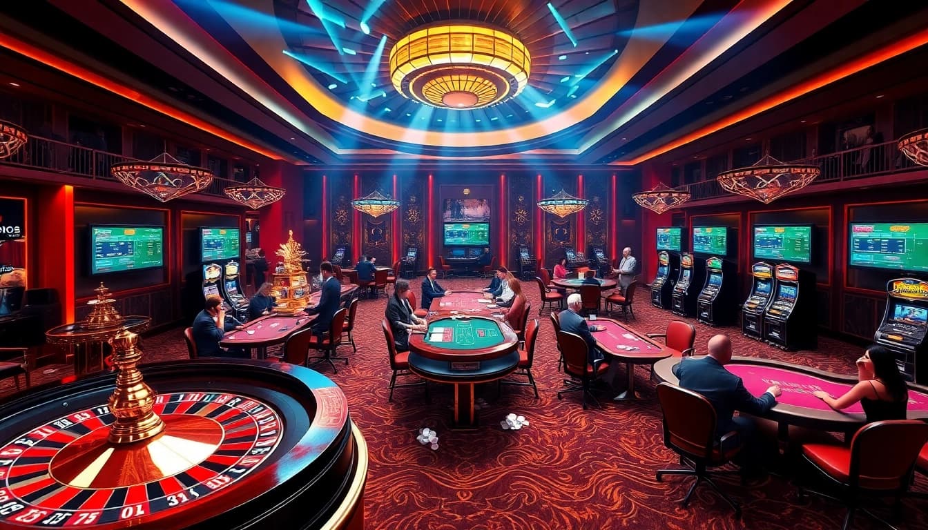 Experience excitement at thabet77.sa.com with vibrant casino tables and thrilled players.