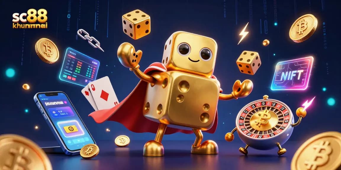 Engage in thrilling games with sc88 khuyenmai, featuring vibrant 3D characters and exciting casino elements.