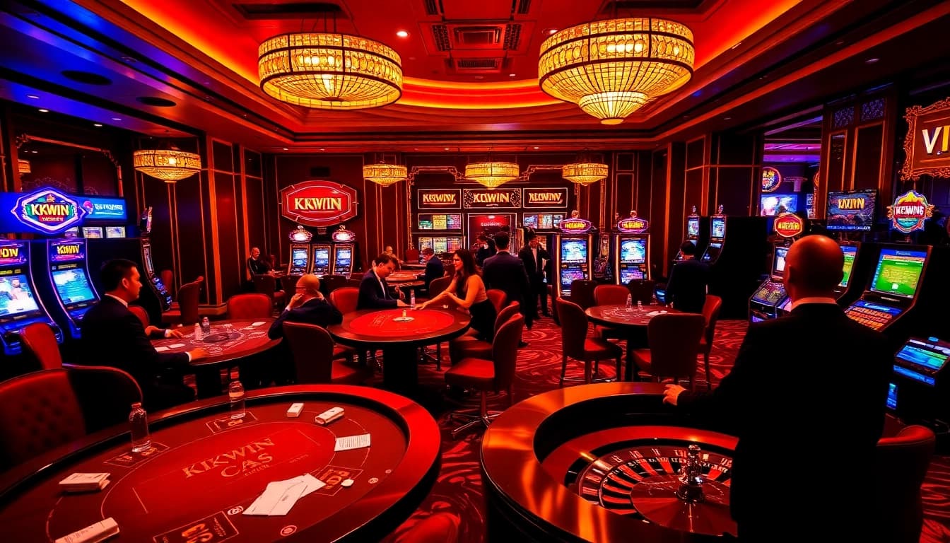 Experience the excitement of kkwin vip gaming with high-stakes poker and roulette.