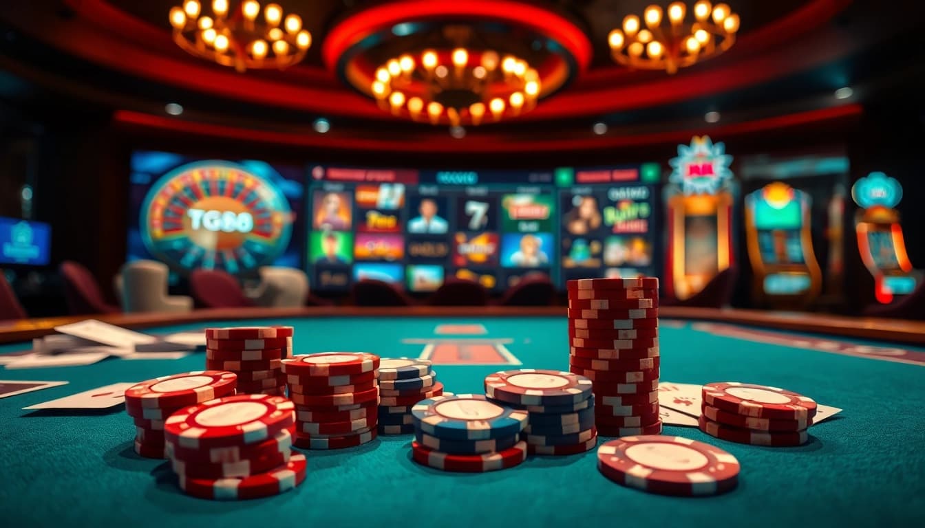 Experience high-stakes excitement at nhà cái tg88's professional casino gaming tables.