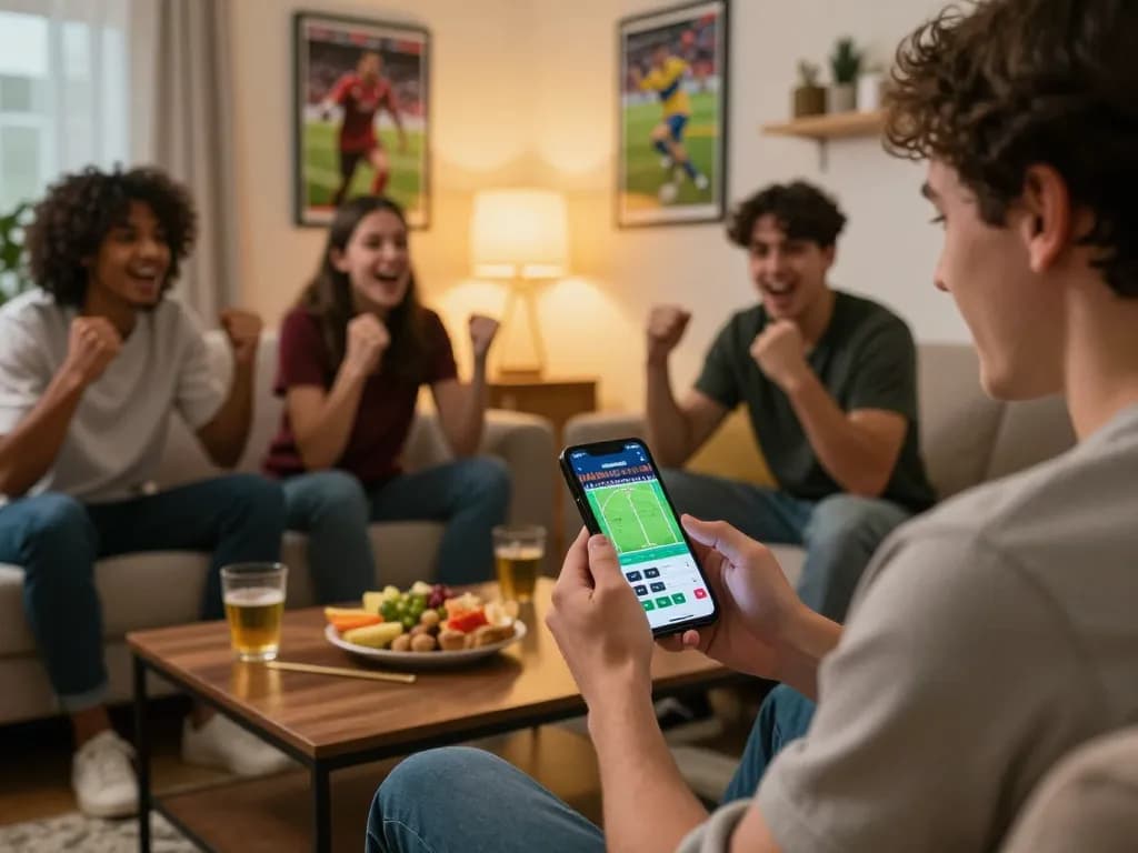 Check real-time footballresults while enjoying a friendly betting night at home with friends.
