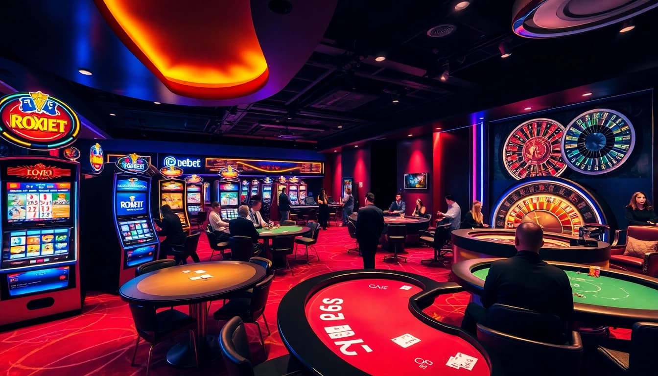 Experience the excitement of games at https://debet.jp.net/ with vibrant casino visuals and professional gaming tables.