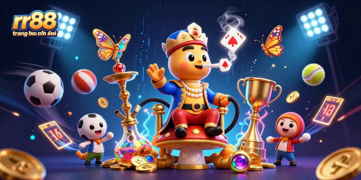 Experience thrilling gameplay at rr88 trang chủ chính thức with stunning 3D visuals of gamblers winning big.