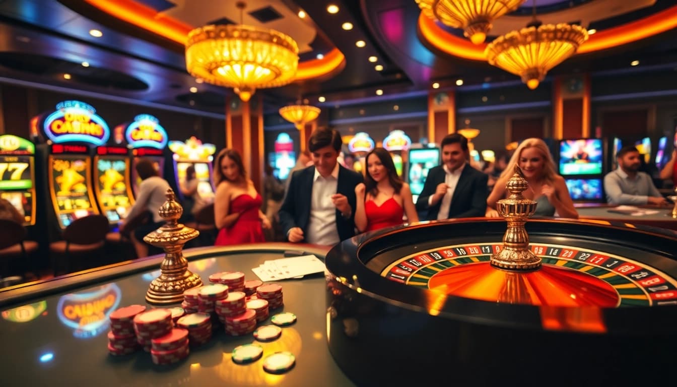 Experience thrilling games at https://888newws.com/ with an engaging roulette table and vibrant casino atmosphere.