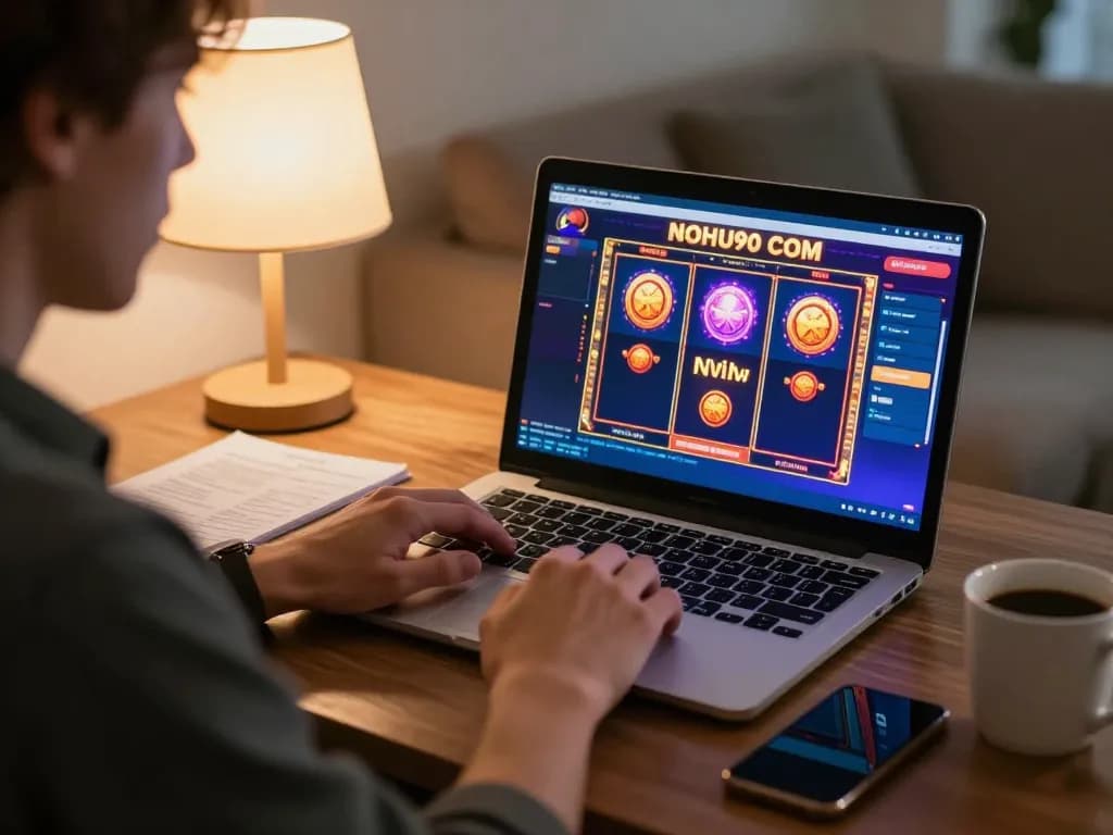 Players enjoying games on NOHU90 COM platform at home, showcasing strategic gameplay.