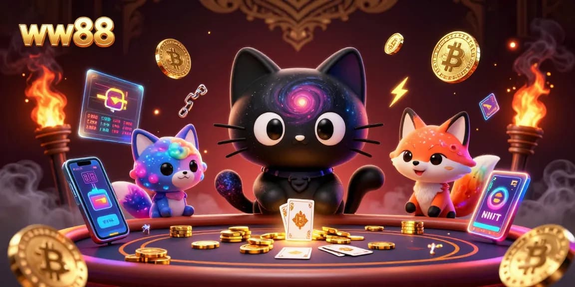 Engage with the thrilling cosmic casino at ww88 featuring a black hole cat and nebula fox.