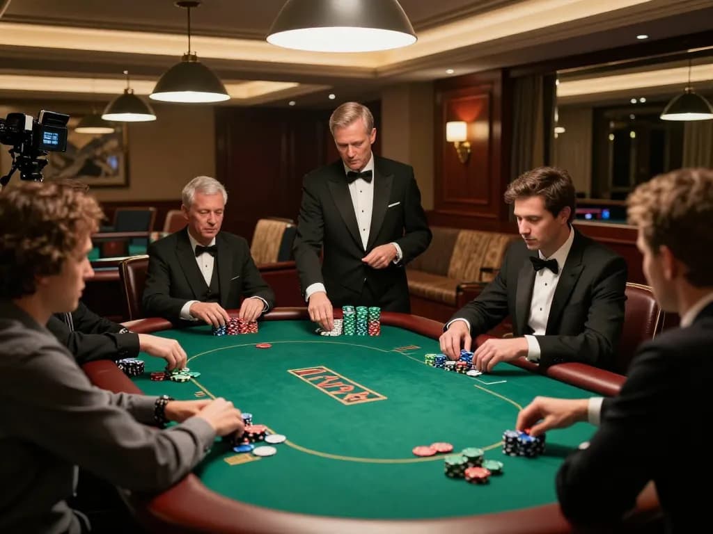 Experience the excitement of the Go 88 poker tables with players strategizing their moves.