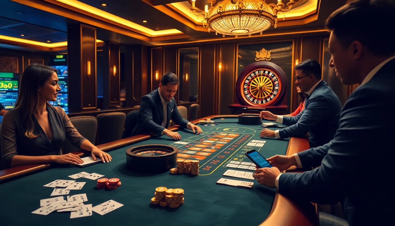 Experience the excitement of winning at nhà cái 789p with luxury casino gaming tables.