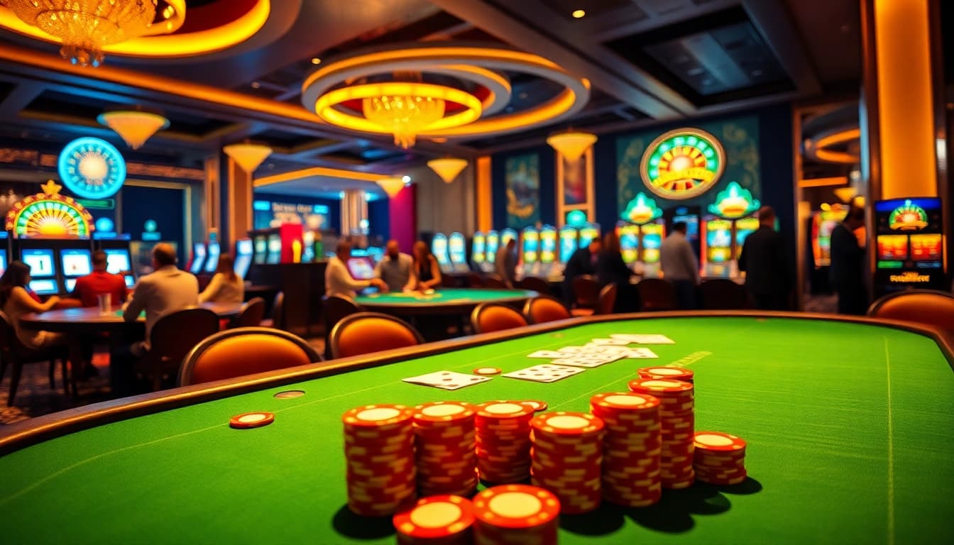 Experience the thrill of high-stakes gaming at http://luckywinn.cn.com/ with vibrant casino tables and exciting slot machines.