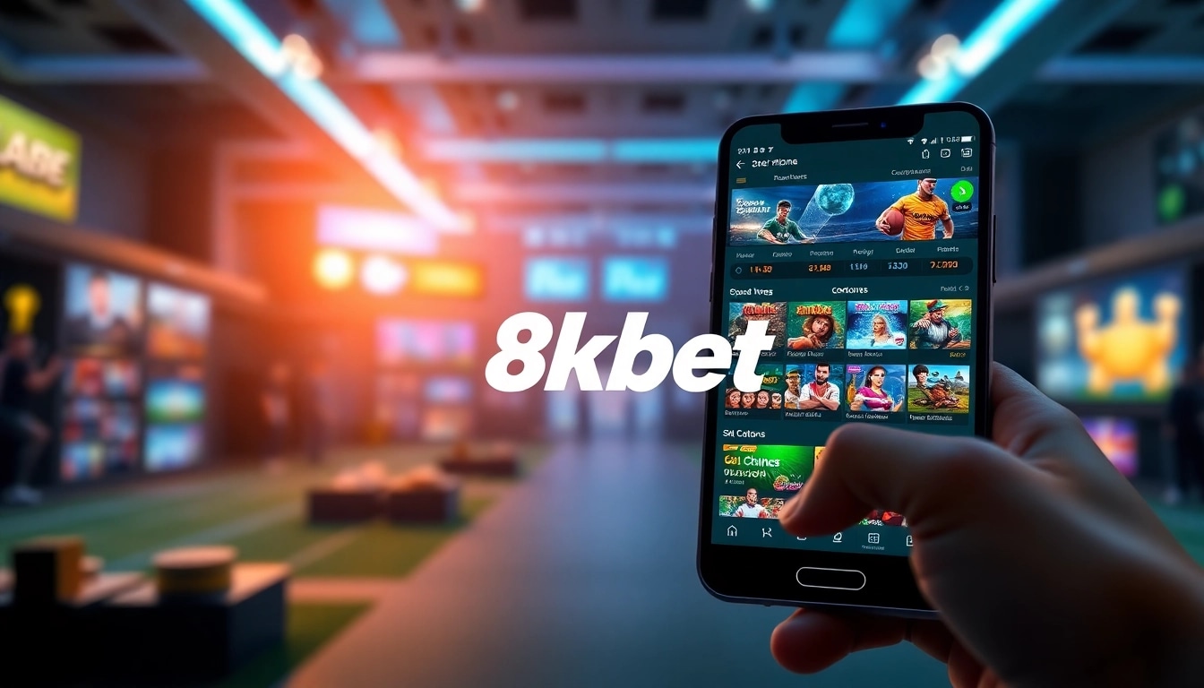8kbet online betting platform with vibrant graphics and user-friendly interface.