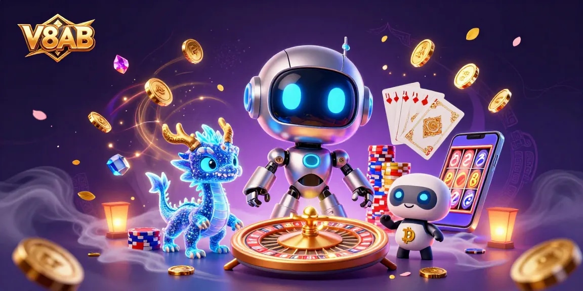 Experience thrilling gameplay at V8AB with dynamic wins and colorful game elements.