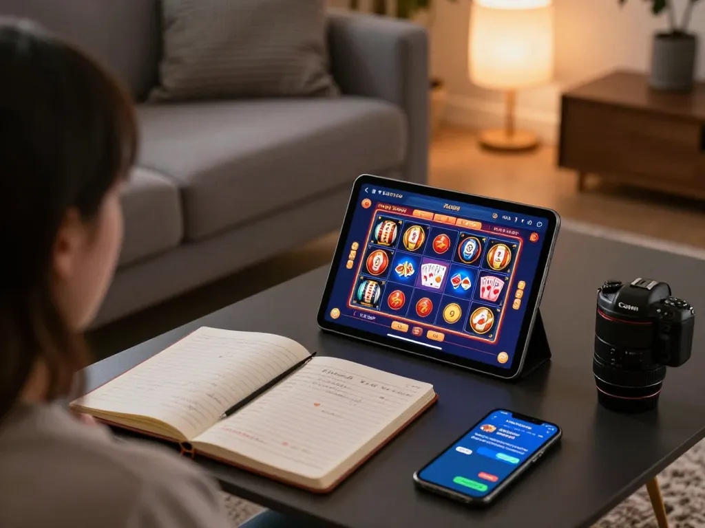 Engaging in strategic gameplay on the trang chủ fly88 online casino app from home.
