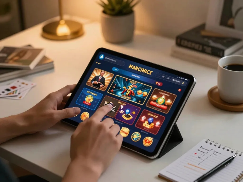 Engaging gameplay on nhà cái xin88 mobile app, showcasing diverse casino games and betting options at home