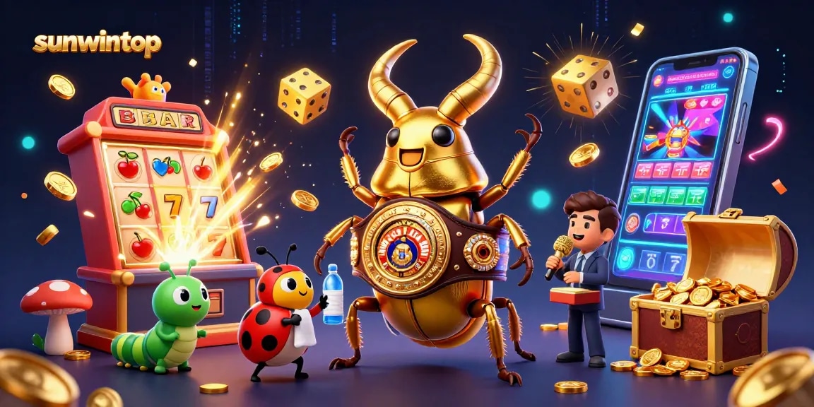 Experience thrilling gameplay with sunwintop's vibrant 3D casino world, featuring exciting jackpots and characters.