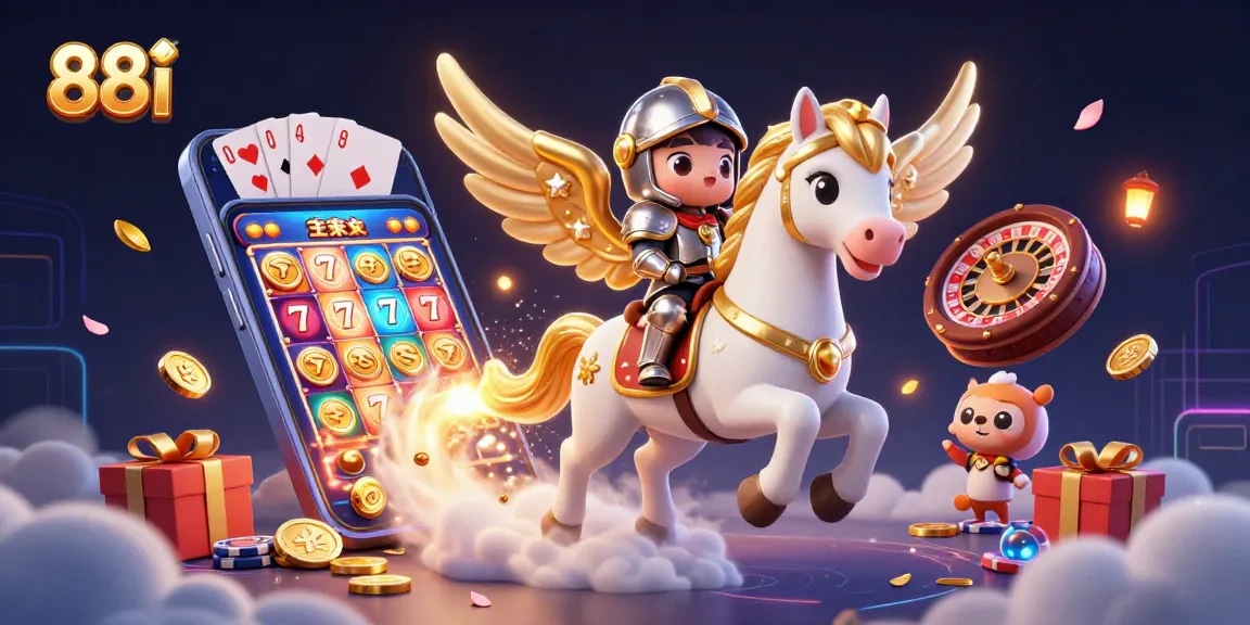 Experience the magic of 88i with thrilling games and dazzling wins in this vibrant casino scene.