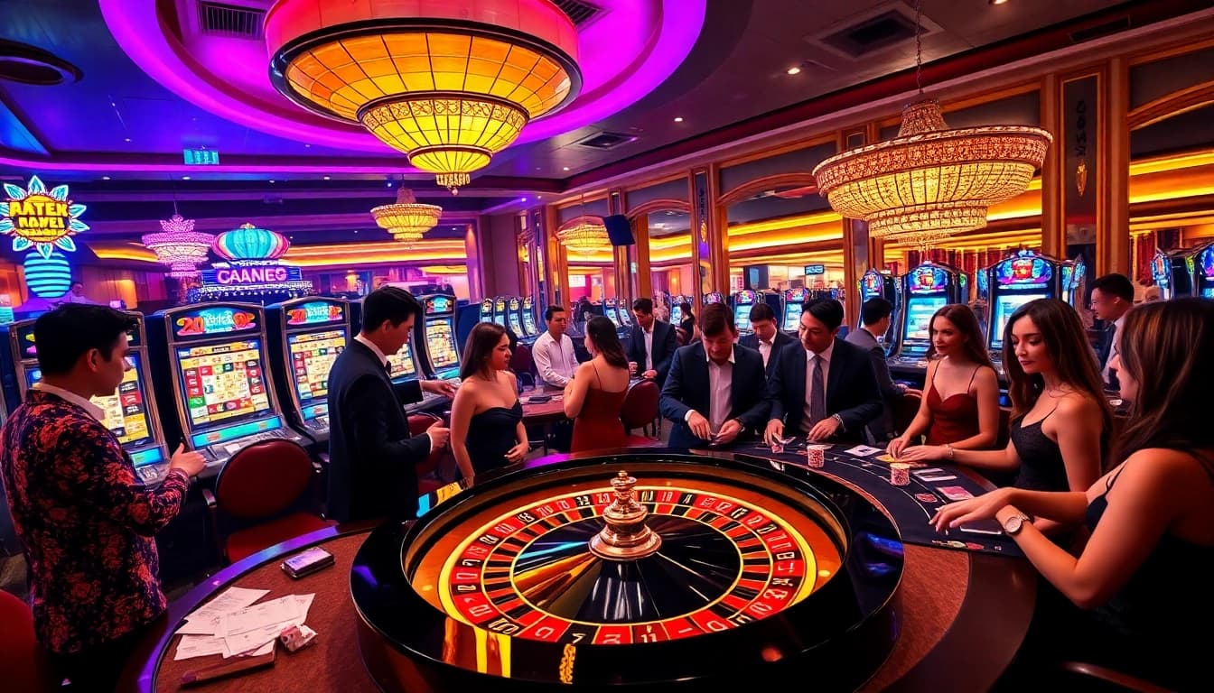 Experience exciting gaming at link vào nk88 with vibrant casino visuals and luxury.