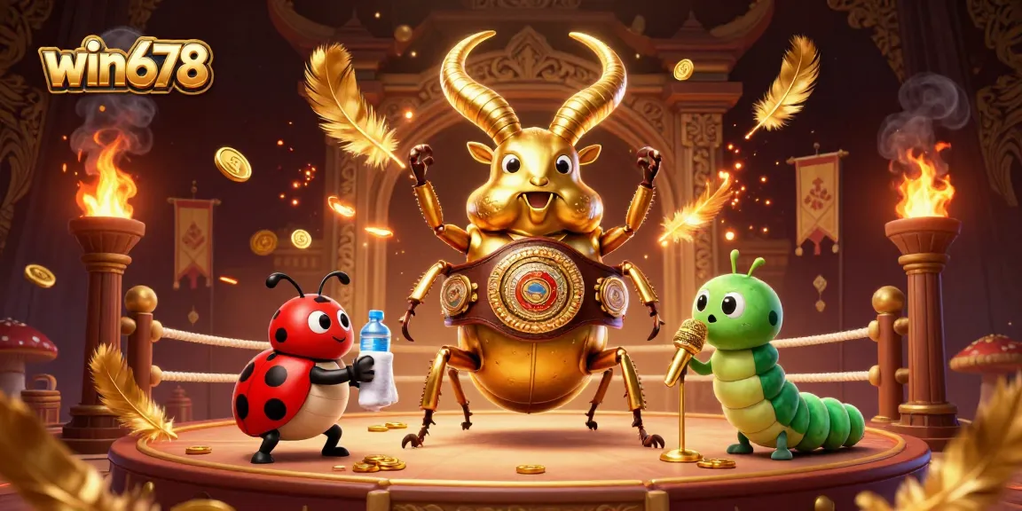 Engaging win678 casino illustration with dynamic characters and vibrant gambling elements