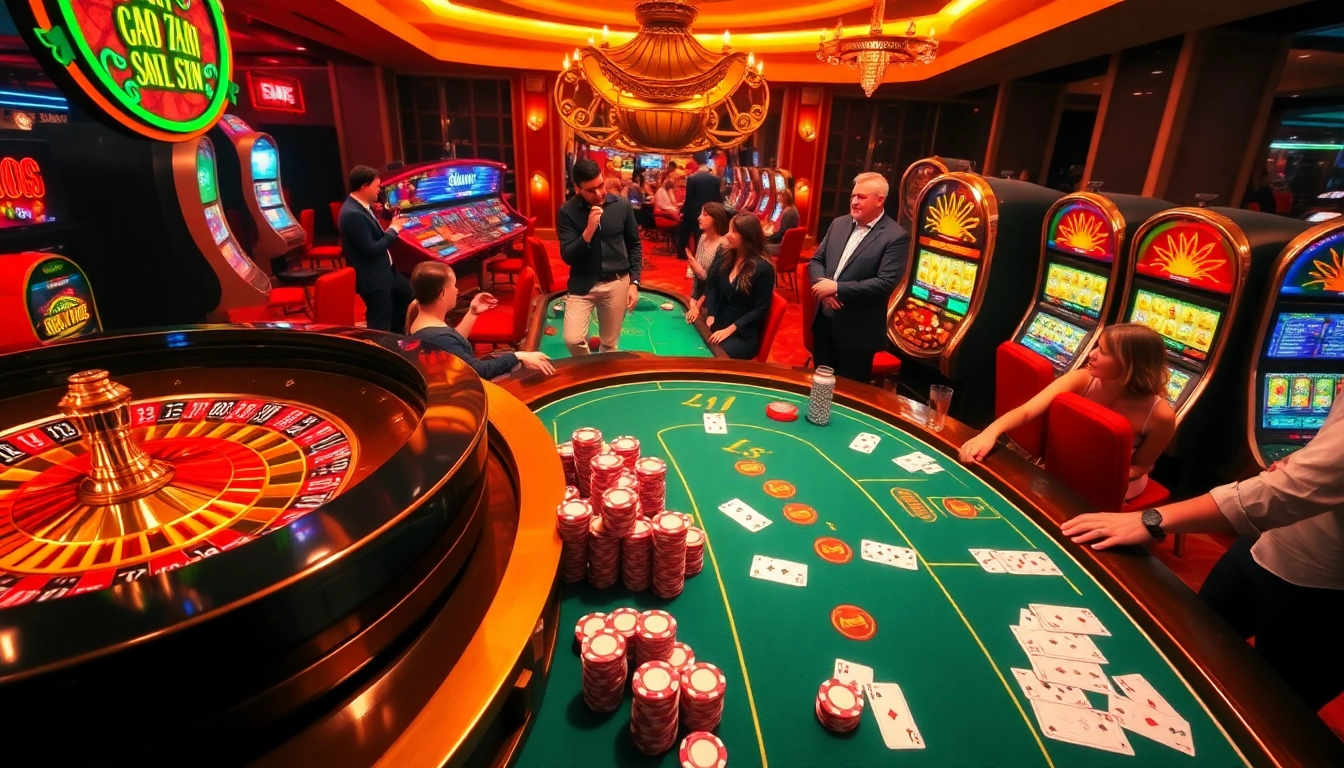 Engage in thrilling bets at https://mm88.bar/ with vibrant casino elements like poker chips and roulette wheels.