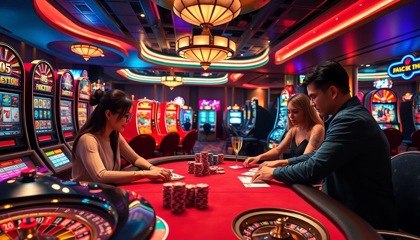 Experience the thrill of gambling with "phim moi chill" showcasing intense poker action and vibrant casino ambiance.