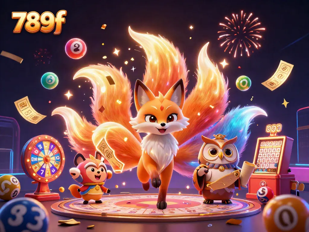 Engage in thrilling gameplay with the vibrant spirit fox and owl representing 789f online casino.