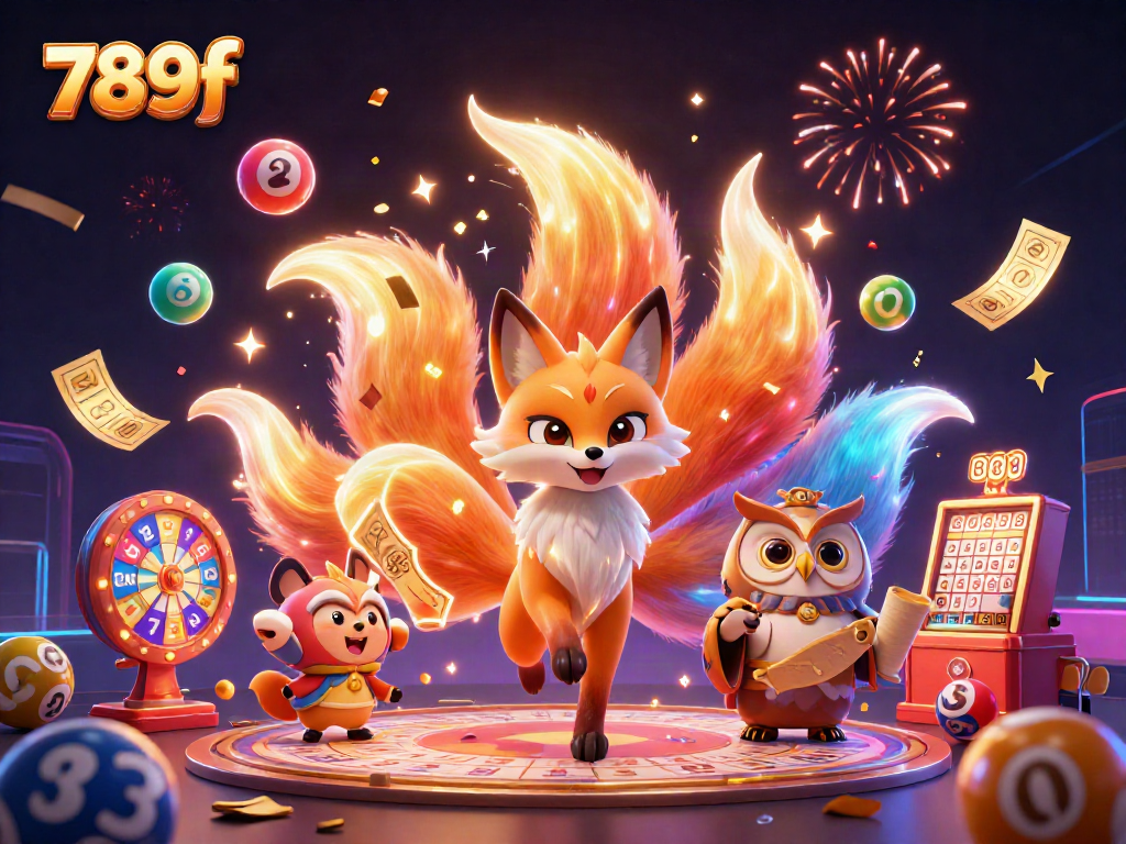 Engage in thrilling gameplay with the vibrant spirit fox and owl representing 789f online casino.