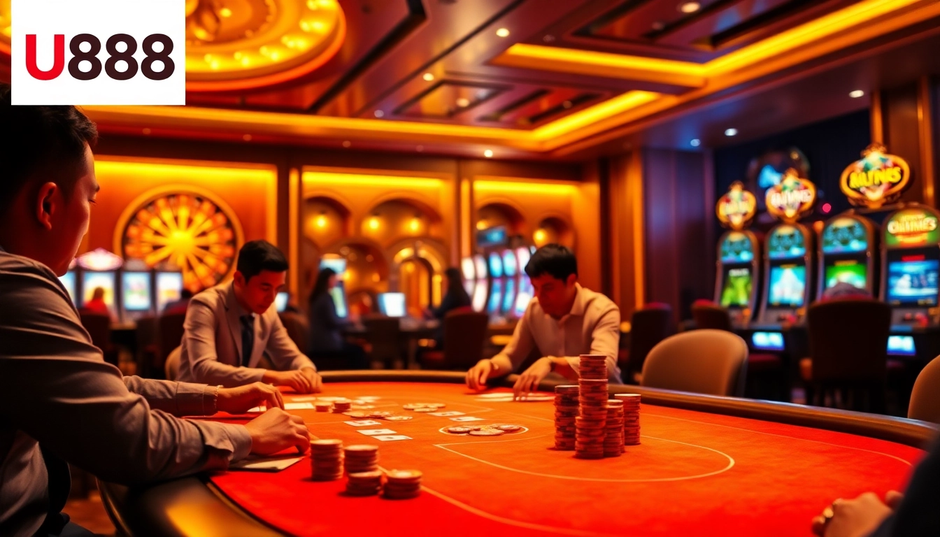 Experience the thrill of link vào U888 with lively poker action and vibrant casino displays.