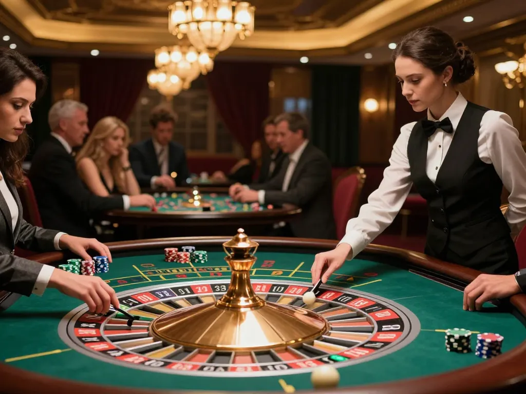 Spin the wheel at https://mm88.reisen/ in a luxurious roulette setting, showcasing high-stakes action.