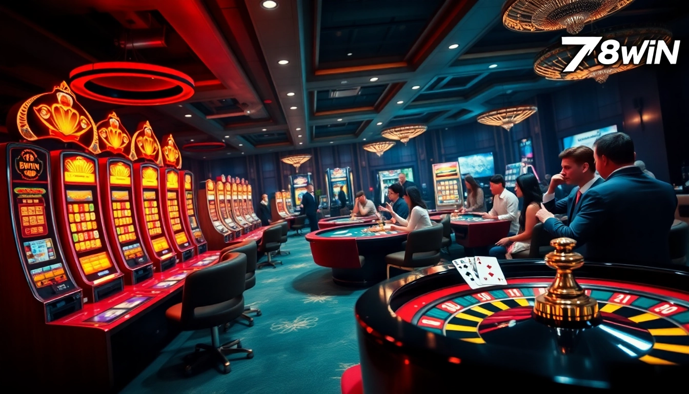 Experience the excitement of 78win đăng nhập with vibrant casino elements and engaging gameplay.