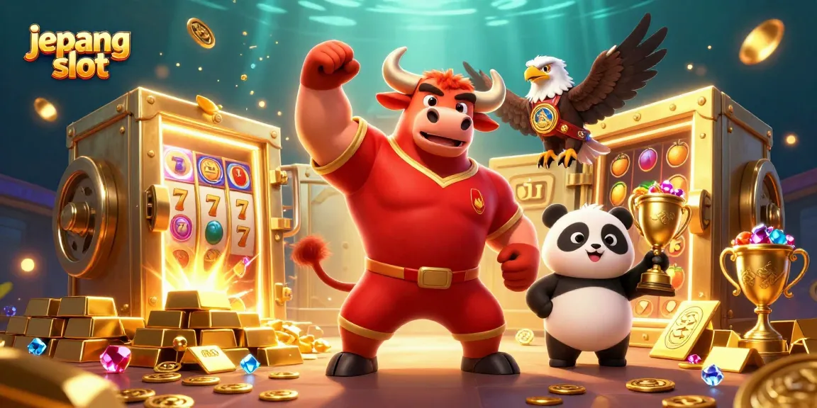 Spin to win with jepang slot, showcasing a vibrant casino scene packed with exciting elements.