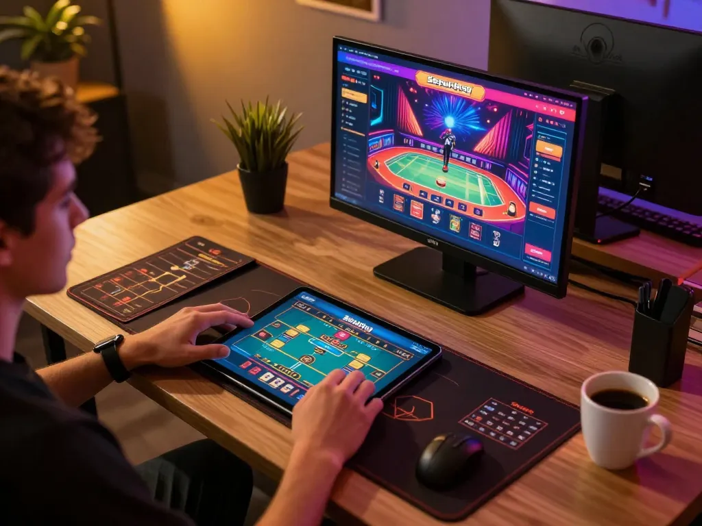 Bergabung dengan login Sepuhplay di tablet sambil menikmati pengalaman bermain game online yang nyaman